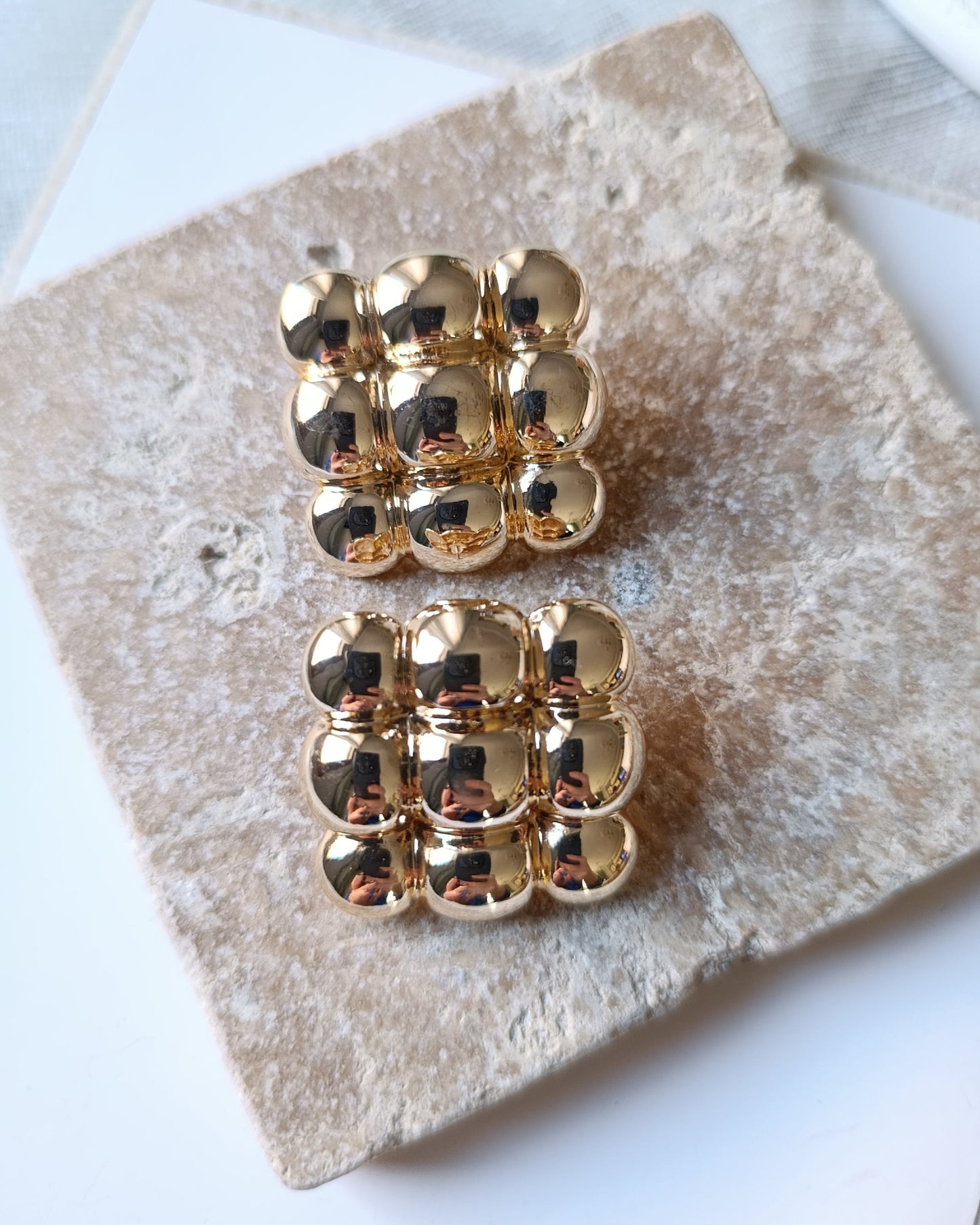 Shadiva Marka Model İpekyol Dikdörtgen Küpe