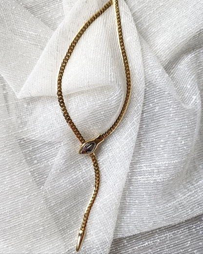 Shadiva Marka Premium Seri Ezme Gold Kolye