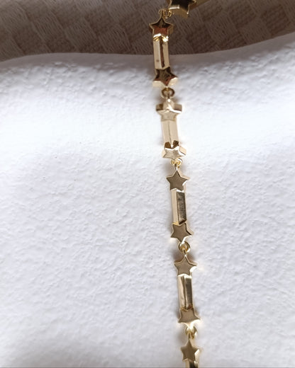 Shadiva Minimalist Yıldız ve Tek Taş Detaylı Kolye