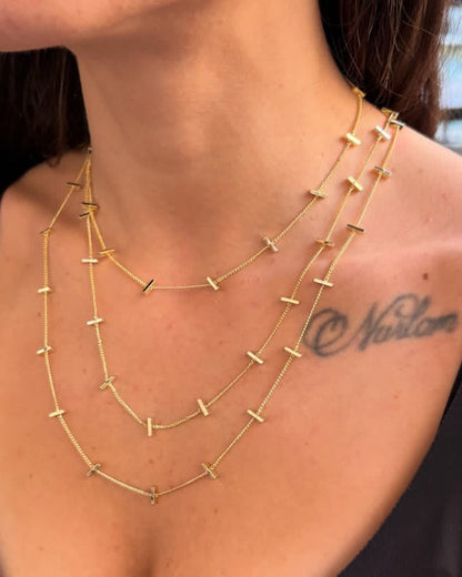 Shadiva Gold Premium Seri 95cm T Kolye