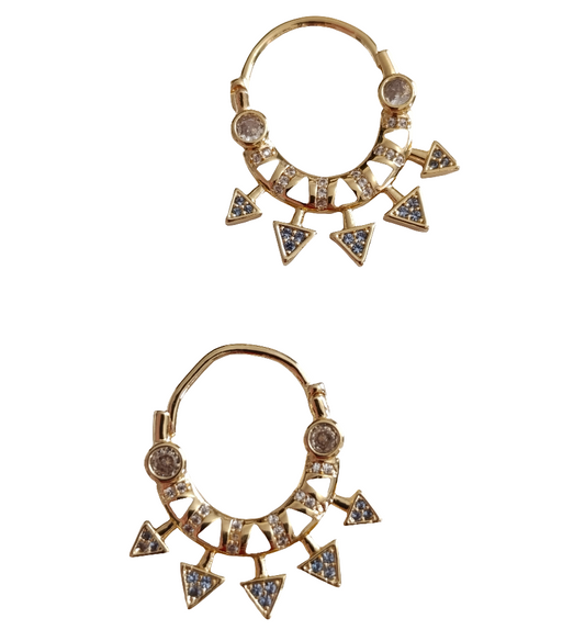 Shadiva Golden Spike Küpe