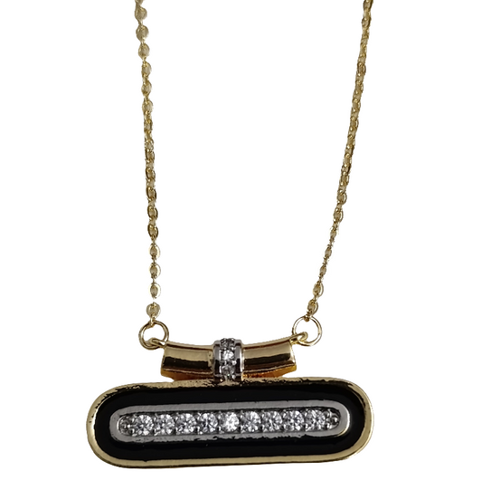 Shadiva Black Bar Kolye