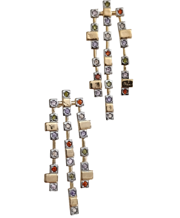 Shadiva Multicolor Elegance Küpe