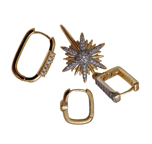 Shadiva Starburst Charm Küpe